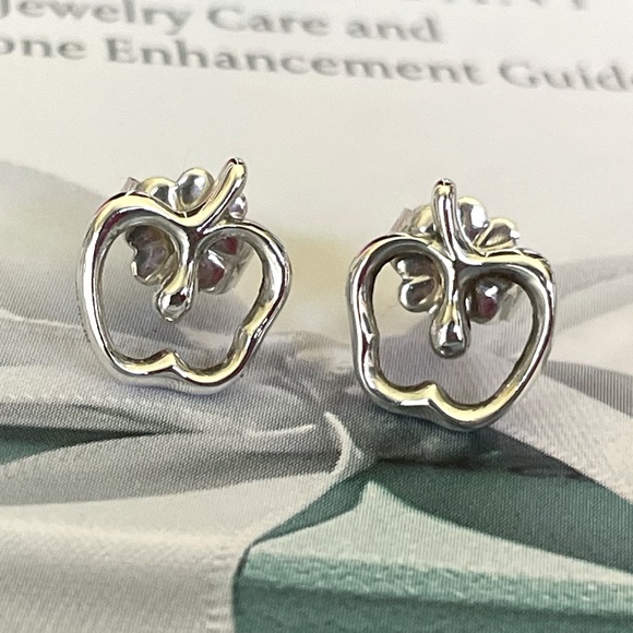Tiffany & Co. Jewelry - Tiffany & Co. Elsa Peretti Mini Apple Stud Earrings Sterling Silver